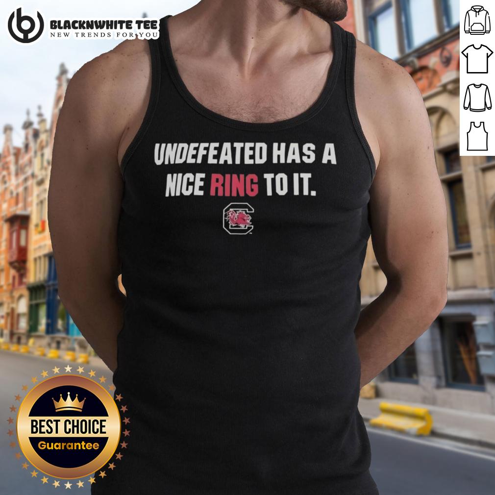 Premium South Carolina Gamecocks Undefeated Has A Nice Ring To It T-Shirt - Image 4