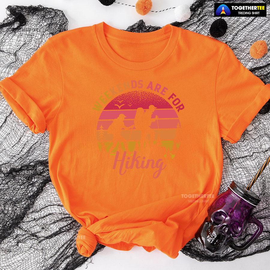 Weekends Are For Hiking Vintage T-Shirt - Image 10