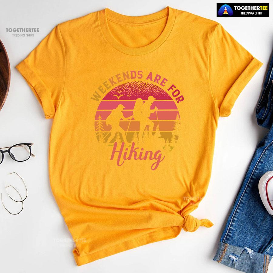 Weekends Are For Hiking Vintage T-Shirt - Image 11