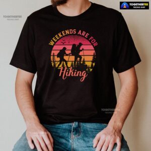 Alternative view of Weekends Are For Hiking Vintage T-Shirt