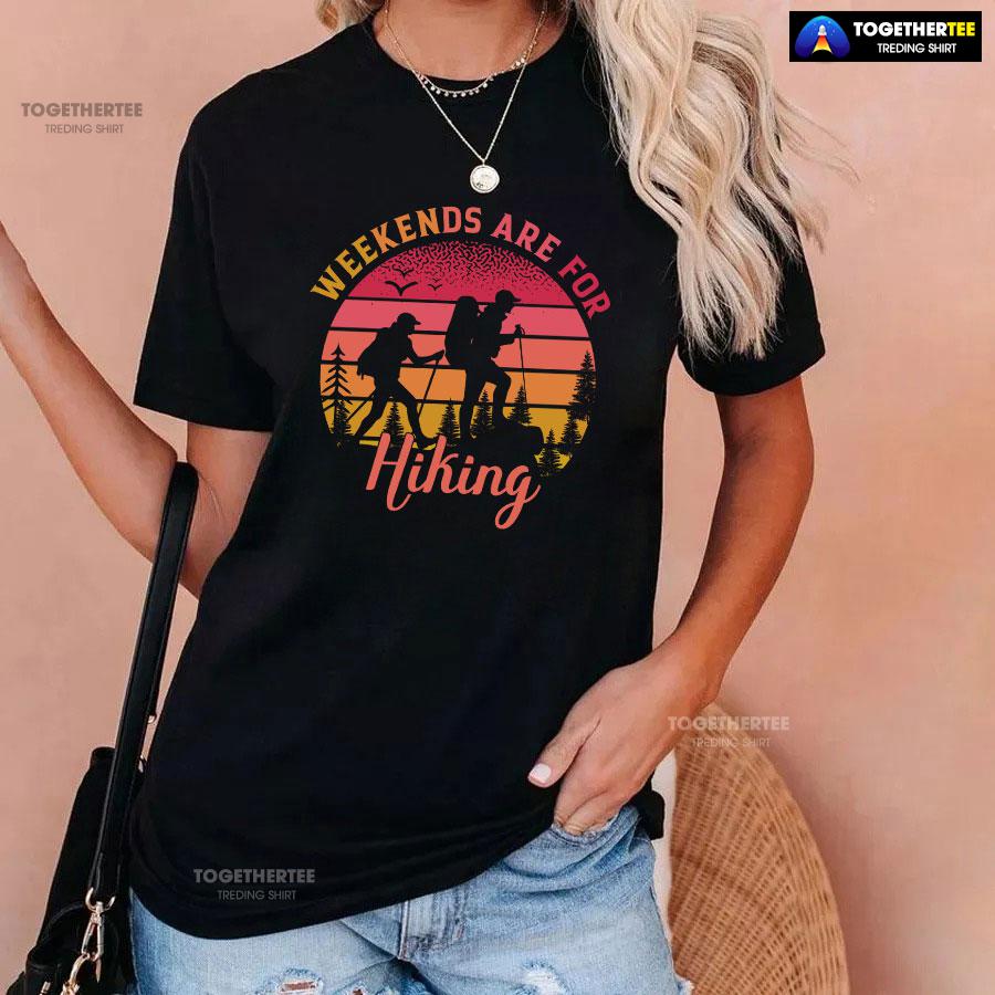 Weekends Are For Hiking Vintage T-Shirt - Image 3