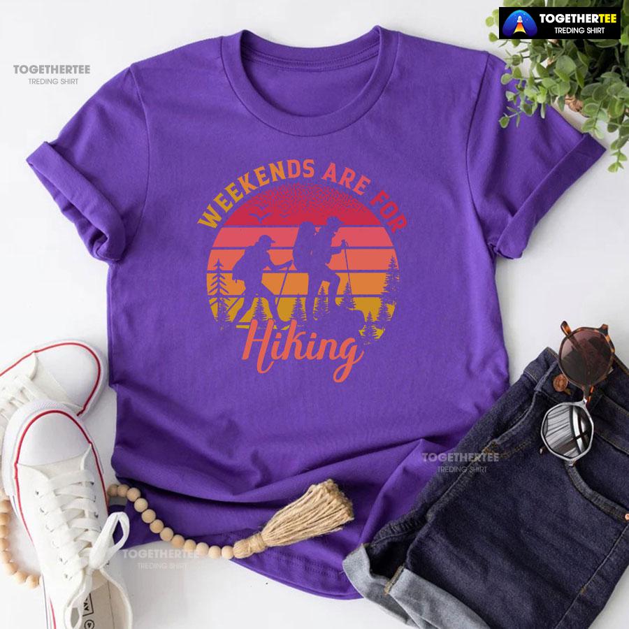 Weekends Are For Hiking Vintage T-Shirt - Image 7