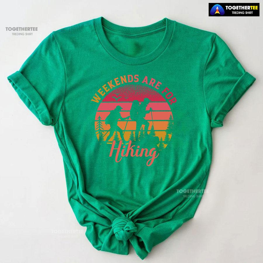 Weekends Are For Hiking Vintage T-Shirt - Image 9