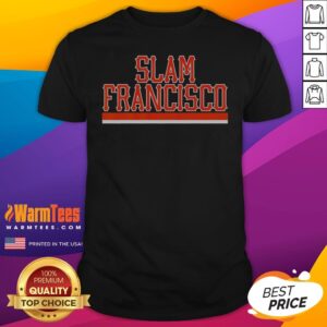 Funny San Francisco Giants MLB Slam Francisco Team Logo Shirt