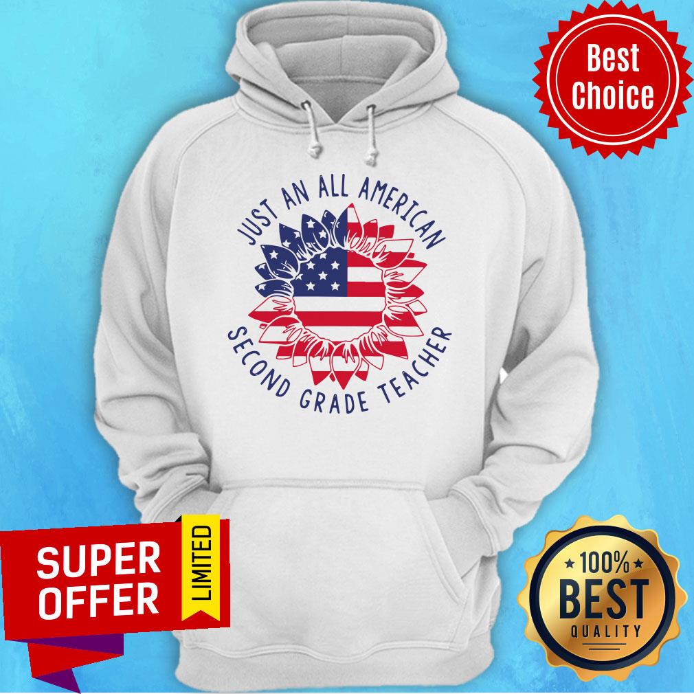Funny Second Grade Teacher Just An All American Shirt - Image 3