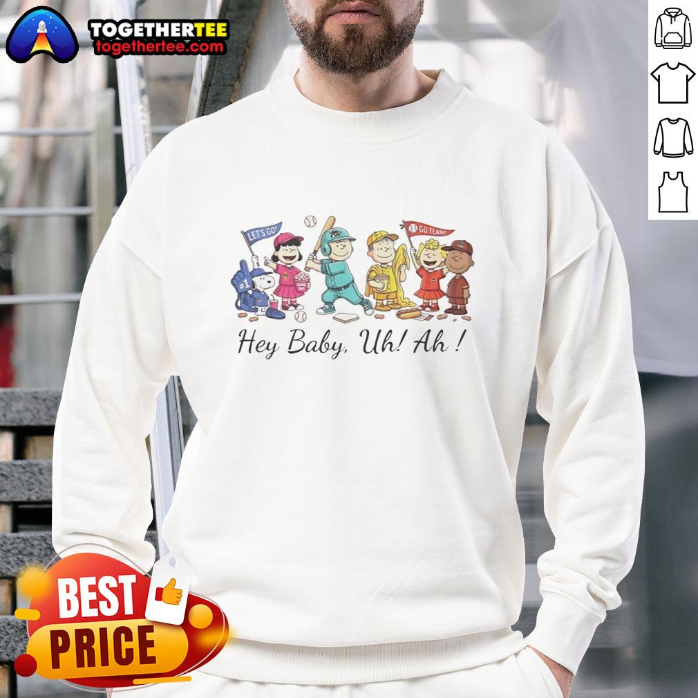 Awesome Snoopy Peanuts And Friends Hey Baby Uh Ah T-Shirt - Image 5