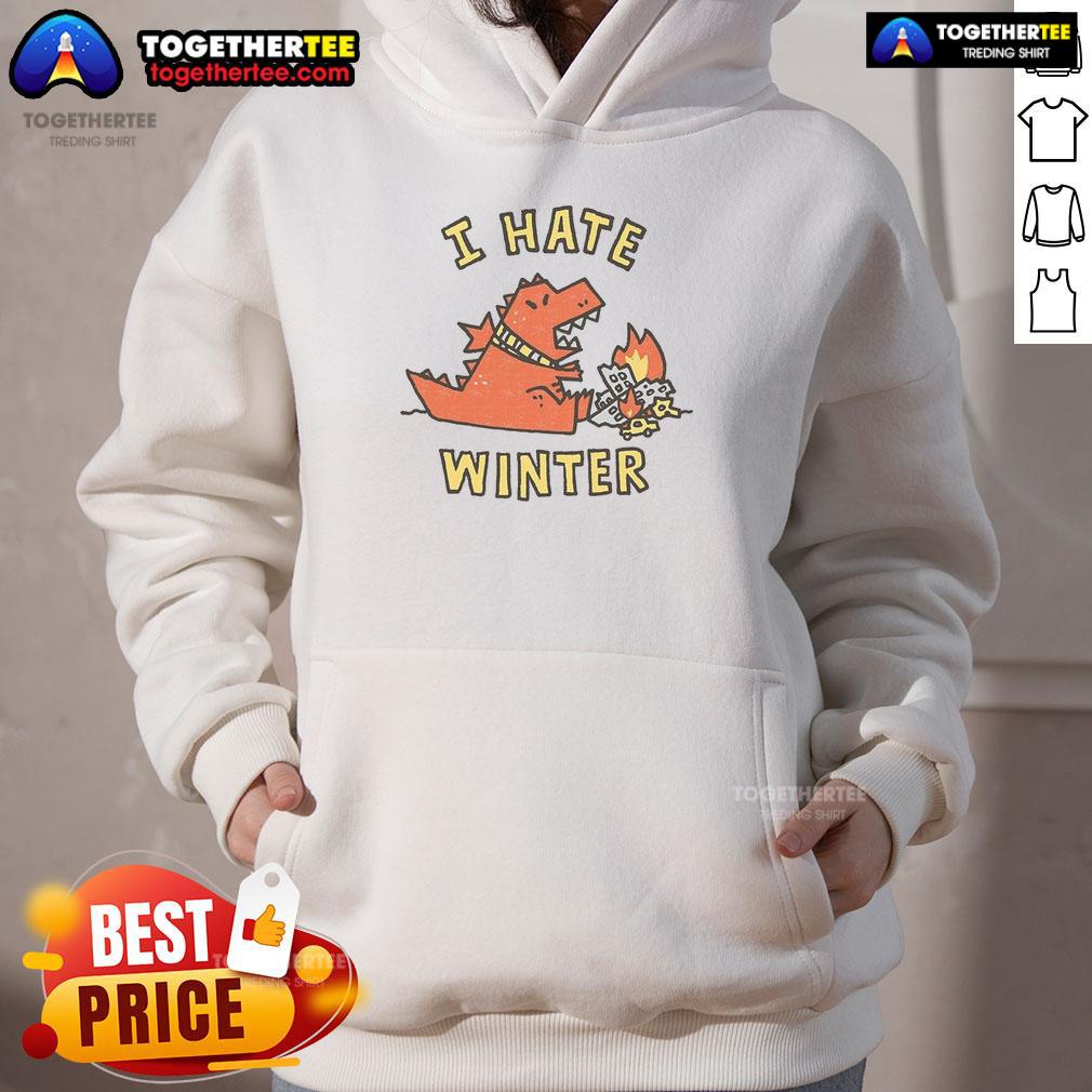 Official I Hate Winter Hostila Winter T-Shirt - Image 2