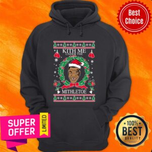 Alternative view of Mike Tyson Kith Me Under The Mithletoe Ugly Christmas Shirt