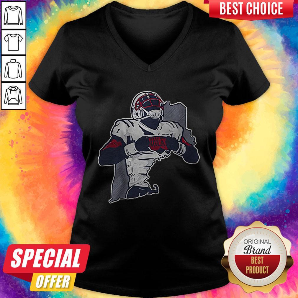 Official Gnomiestore Touchdown New England Shirt - Image 2