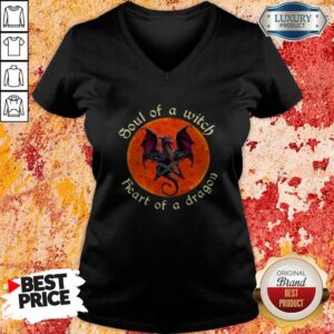 Alternative view of Top Soul Of A Witch Heart Of A Dragon Shirt