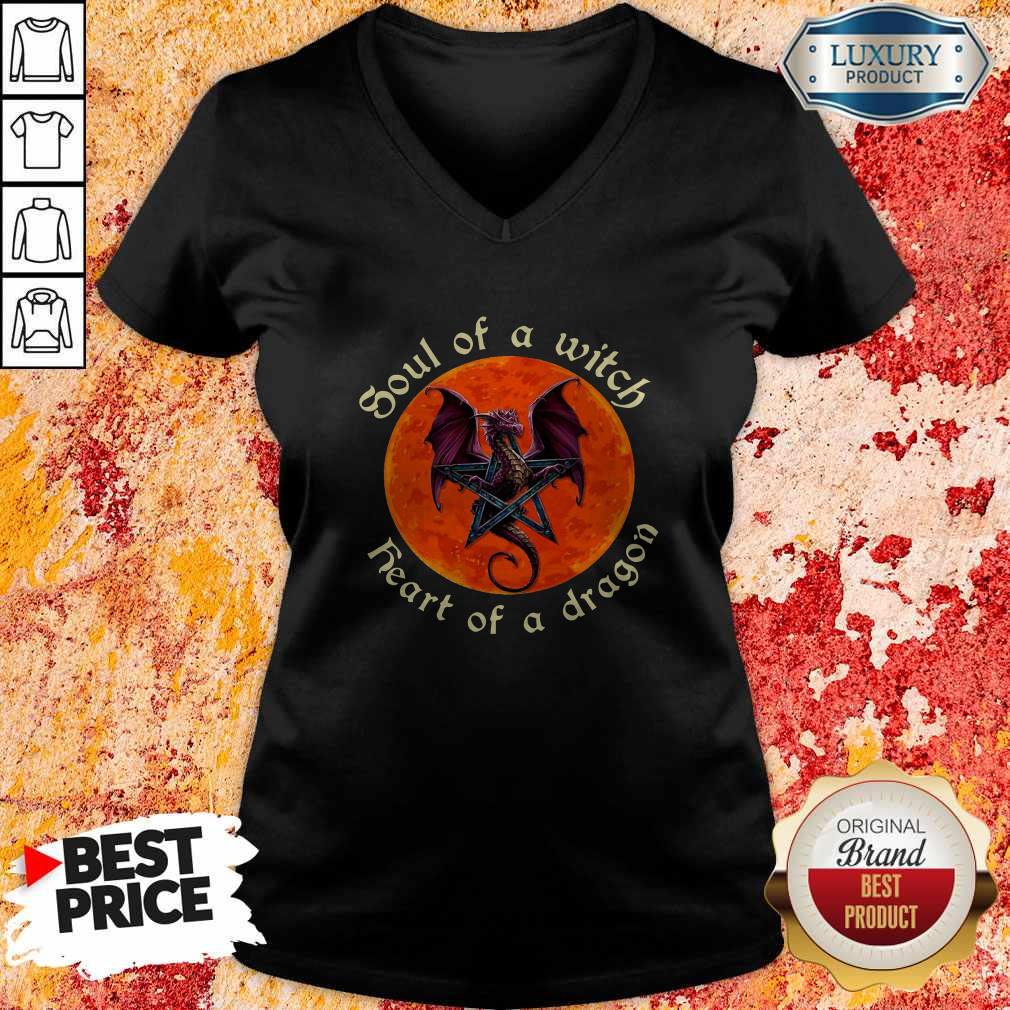 Top Soul Of A Witch Heart Of A Dragon Shirt - Image 2