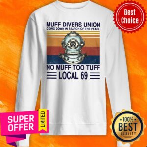 Alternative view of Official Muff Divers Union Going Down in Search Shirt