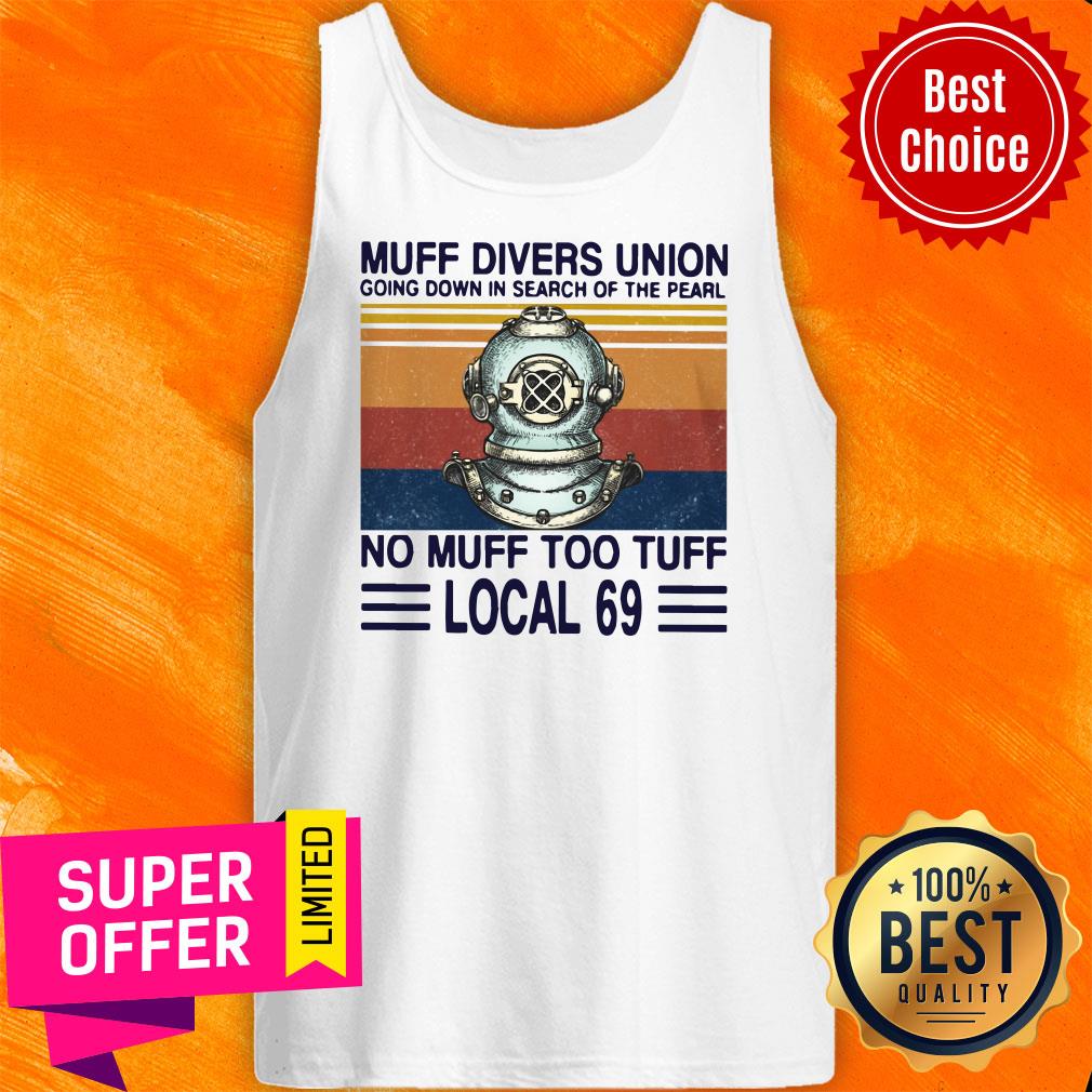 Official Muff Divers Union Going Down in Search Shirt - Image 5