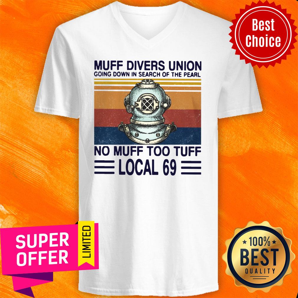 Official Muff Divers Union Going Down in Search Shirt - Image 4