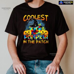 Alternative view of Coolest Pumpkin In The Patch Autism Awareness for Halloween T-Shirt