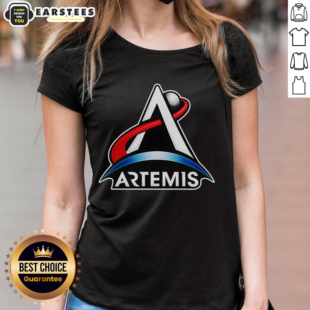 Nice Artemis Program Space Logo T-Shirt - Image 3
