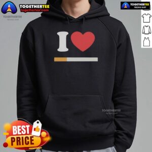Alternative view of Official I Love Cigarette Shirt