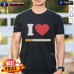 Official I Love Cigarette Shirt