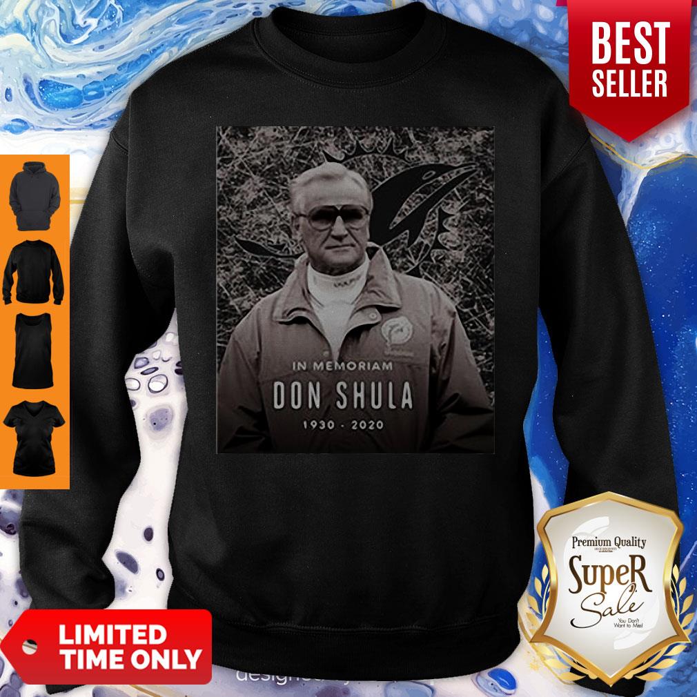 Top Miami Dolphins In Memoriam Don Shula 1930 2020 Signature Shirt - Image 2