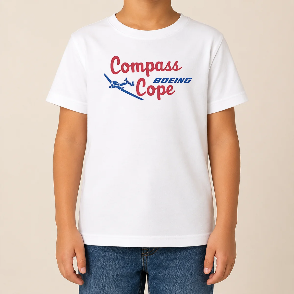 Official Boeing Compass Cope Aviation Military Aircraft Shirt - Image 9