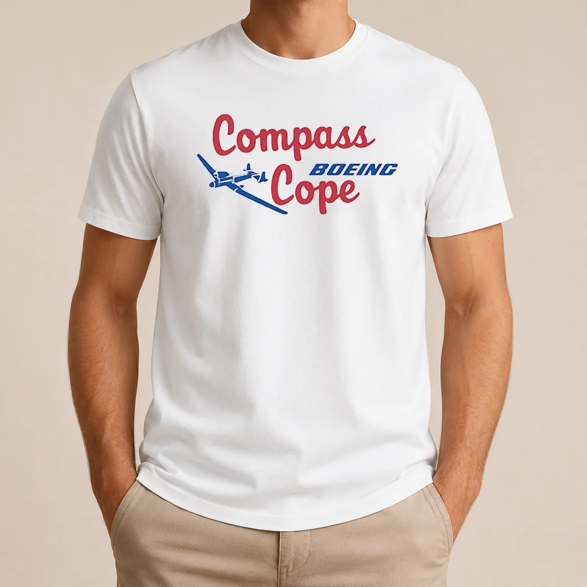 Official Boeing Compass Cope Aviation Military Aircraft Shirt