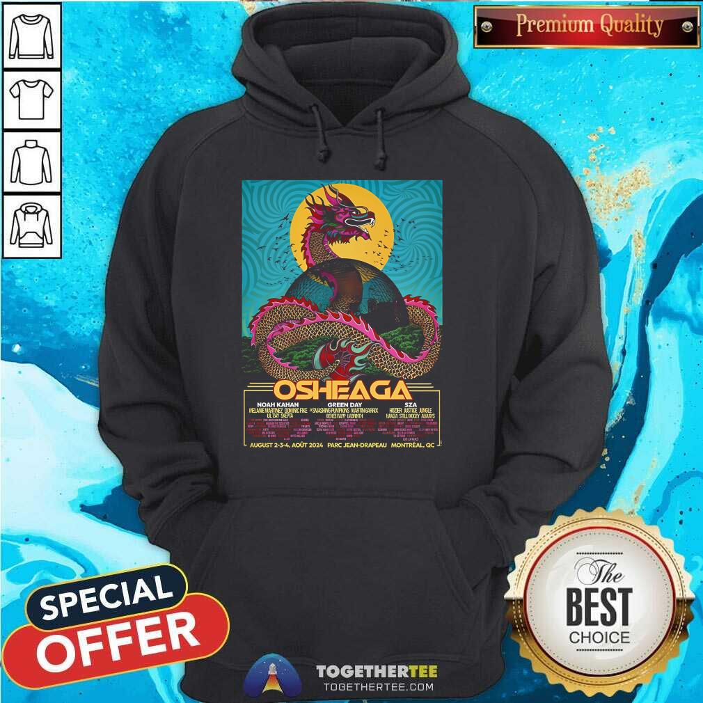 Happy Osheaga Aug 2-4 2024 Montreal QC Poster T-Shirt - Image 5