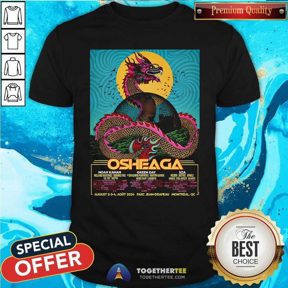 Happy Osheaga Aug 2-4 2024 Montreal QC Poster T-Shirt
