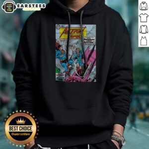 Alternative view of Hot Supergirl First Appearance Action Comics Issue Shirt