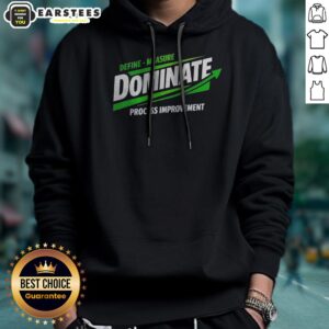 Alternative view of Nice Dominate Define Measure Process Improvement Shirt