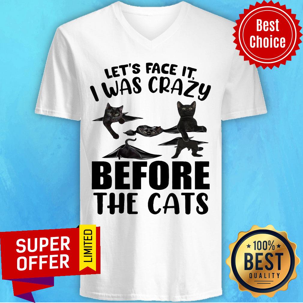 Premium Let’s Face It I Was Crazy Before The Cats Shirt - Image 2