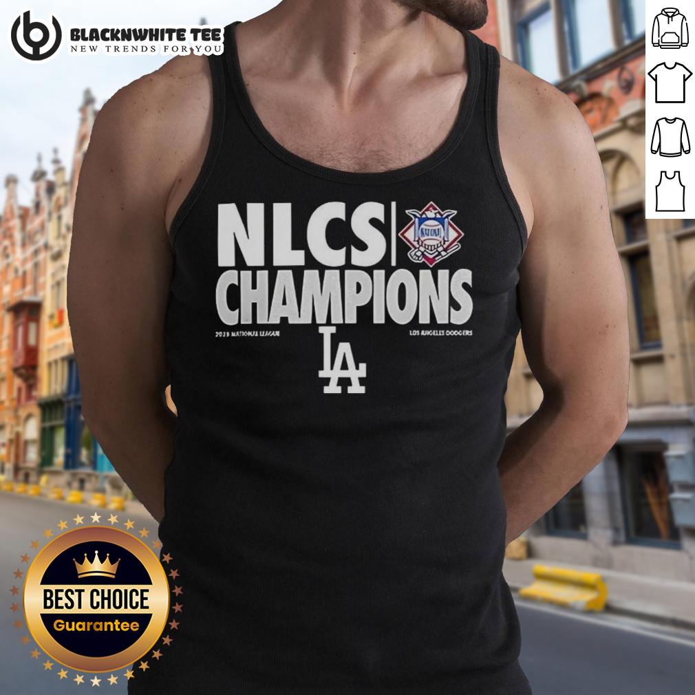 Top Los Angeles Dodgers NLCS Champions 2025 Baseball Lover T-Shirt - Image 4