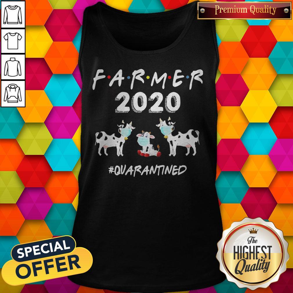 Nice Cows Face Mask Farmer 2020 Quarantined Shirt - Image 3