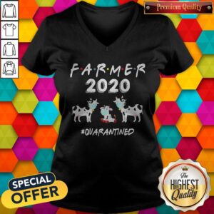 Alternative view of Nice Cows Face Mask Farmer 2020 Quarantined Shirt