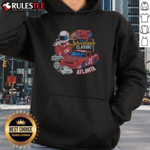 Alternative view of Awesome MLB Speedway Classic 2025 Atlanta Braves T-Shirt