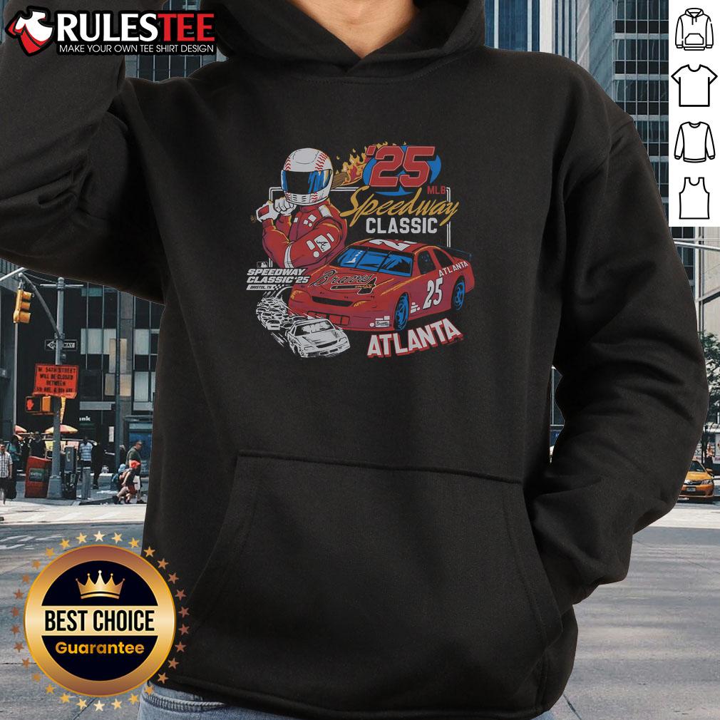 Awesome MLB Speedway Classic 2025 Atlanta Braves T-Shirt - Image 2