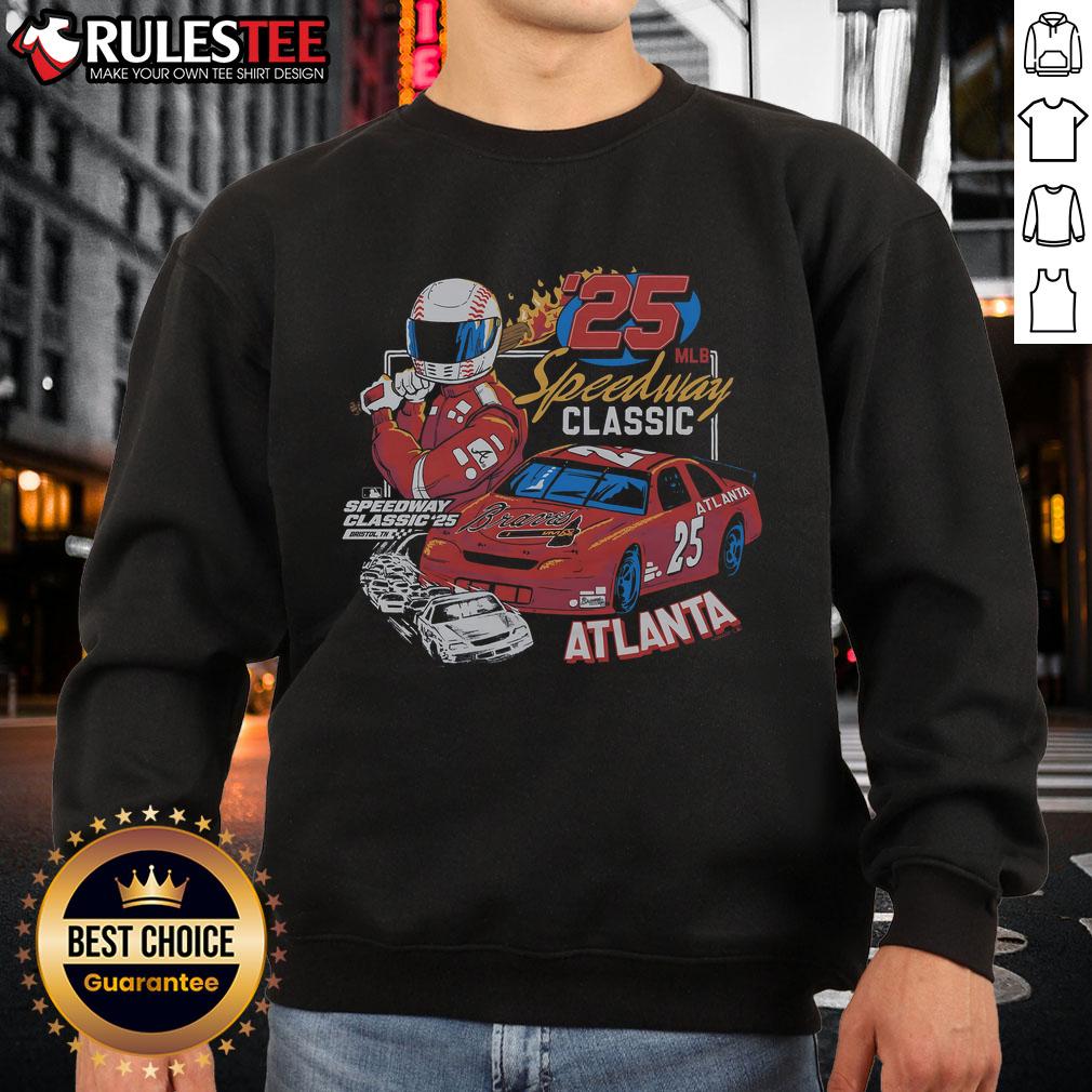 Awesome MLB Speedway Classic 2025 Atlanta Braves T-Shirt - Image 5