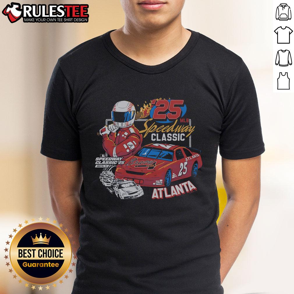 Awesome MLB Speedway Classic 2025 Atlanta Braves T-Shirt
