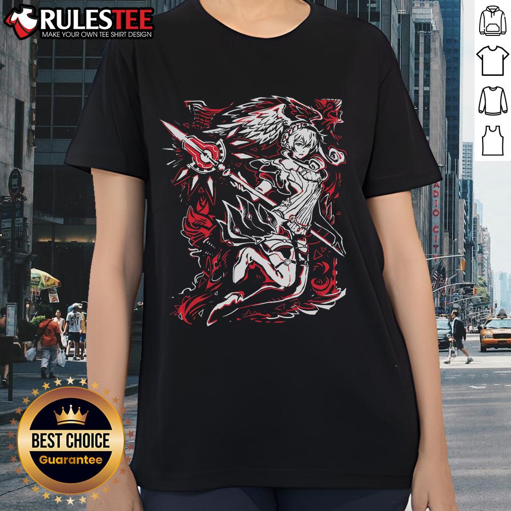 Pretty Over The Shoulder Angel Warrior SGDQ 2025 T-Shirt - Image 3