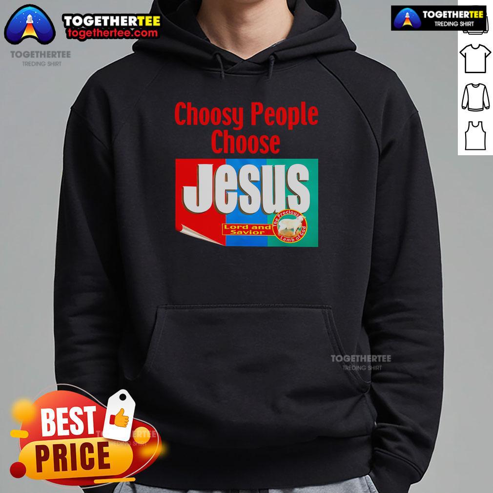 Top Choosy People Choose Jesus Retro T-Shirt - Image 2