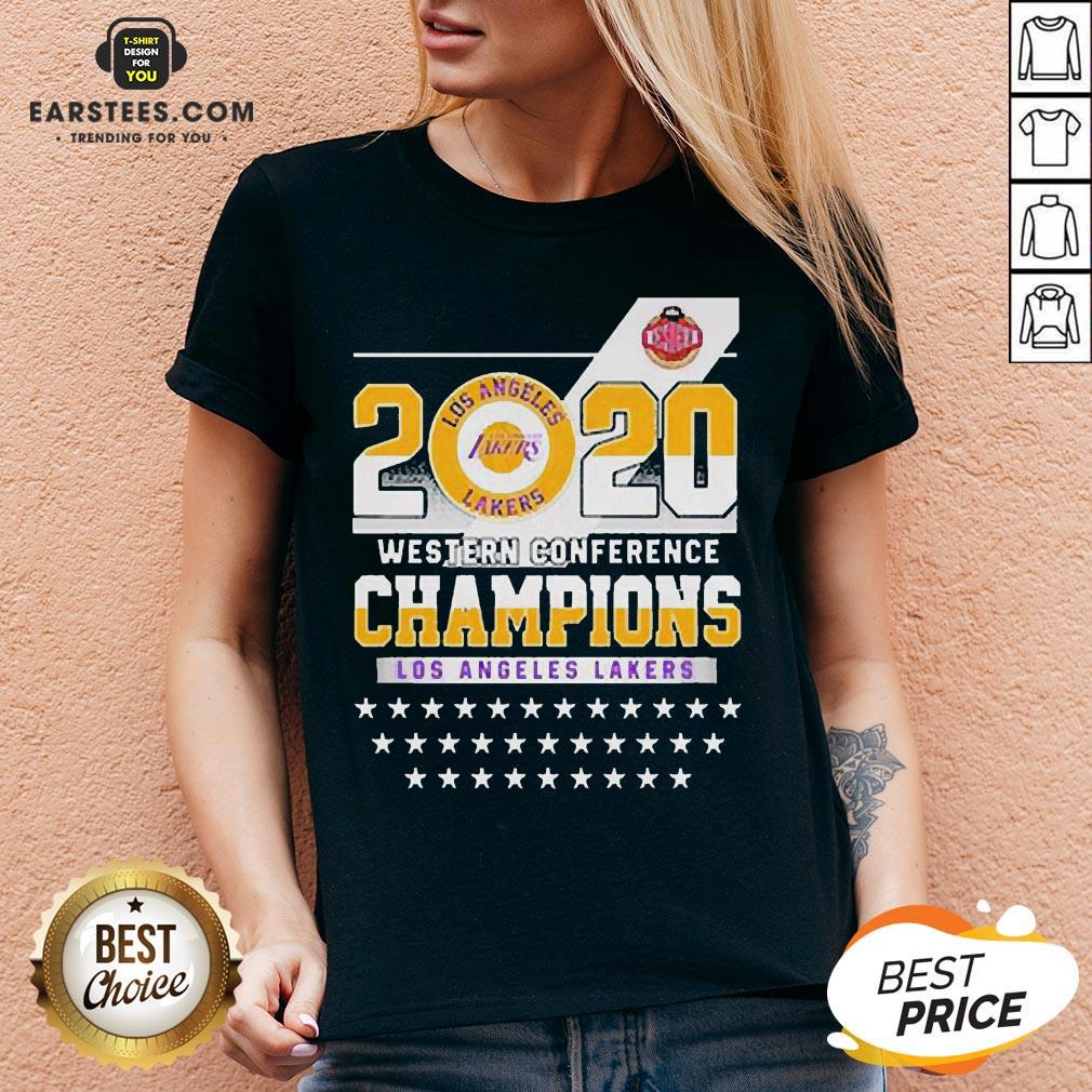 Los Angeles Lakers Western Conference Champions 2020 Shirt - Image 4