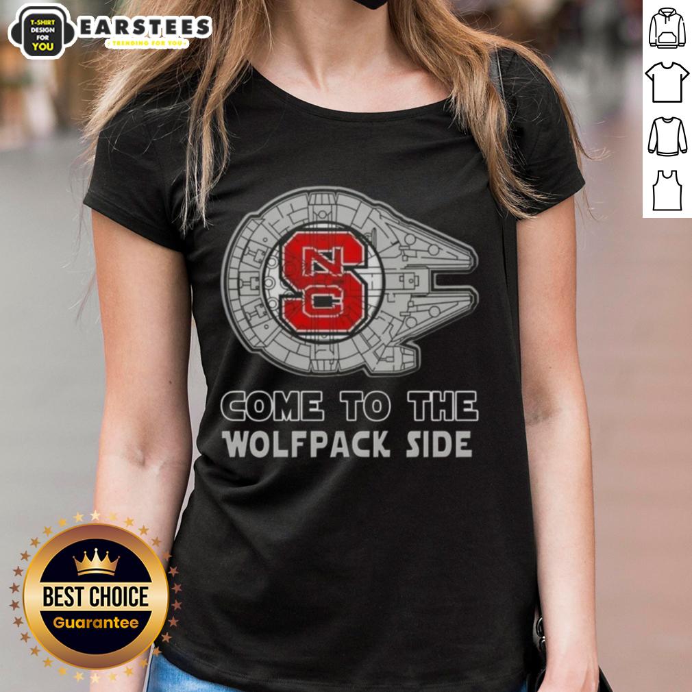 Good Star Wars Come To The NC State Wolfpack Side T-Shirt - Image 3