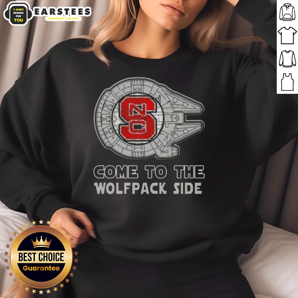 Good Star Wars Come To The NC State Wolfpack Side T-Shirt - Image 5