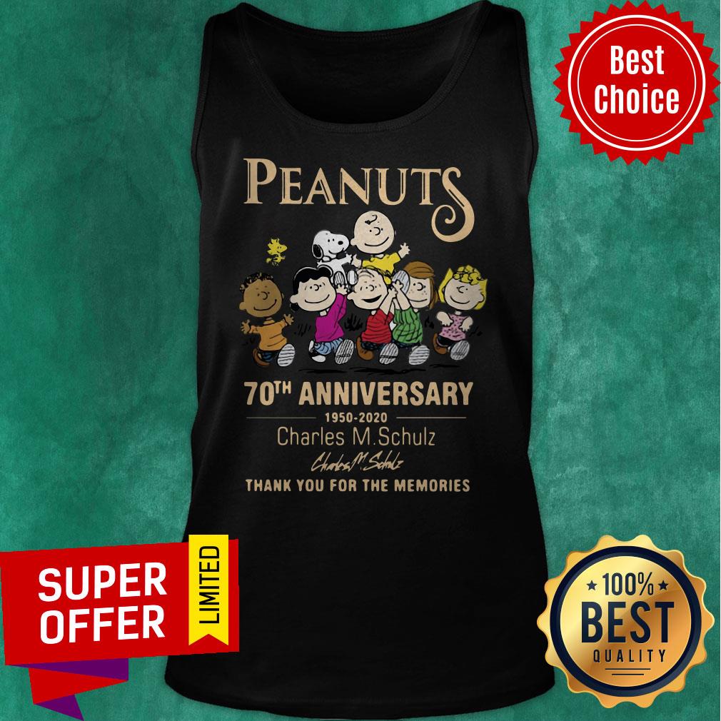 Top Peanuts 70th Anniversary 1950-2020 Charles M Schulz Snoopy Shirt - Image 5
