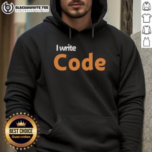 Alternative view of Official I Write Code T-Shirt