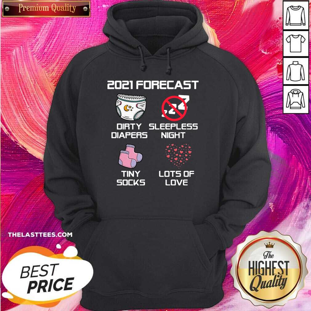 Hot 2021 Forecast Baby Expecting Pregnancy Announcement Shirt - Image 5