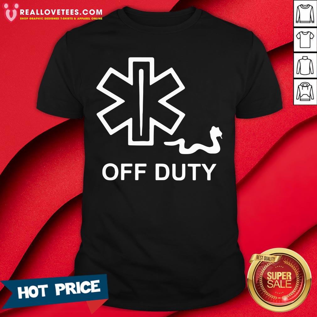 Premium Good EMT Decal Off Duty Shirt