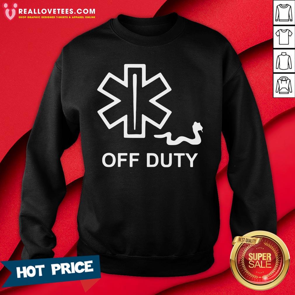 Premium Good EMT Decal Off Duty Shirt - Image 3