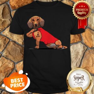 Official Tattoos Dachshund I Love Mom Shirt