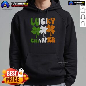 Alternative view of Funny Lucky Charmer Clovers St Patrick's Day T-Shirt