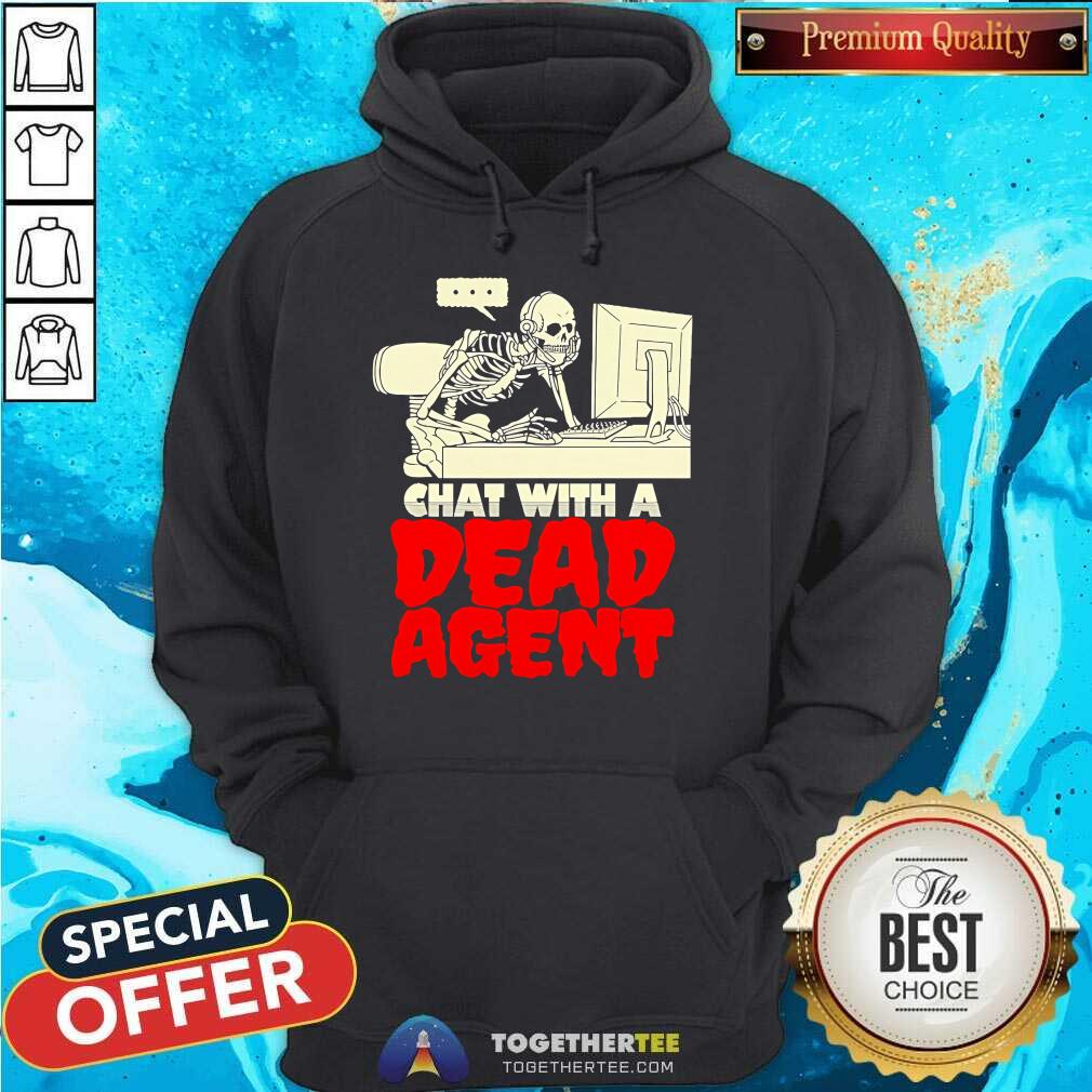 Original Skeleton Halloween Call Center Agent Meme Trick Or Treat T-Shirt - Image 5